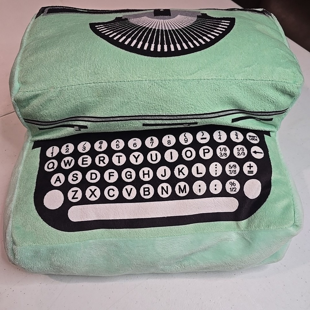 Teal Typewriter Plush‎ Dan Dee Stuffed Toy Collectible Dandee